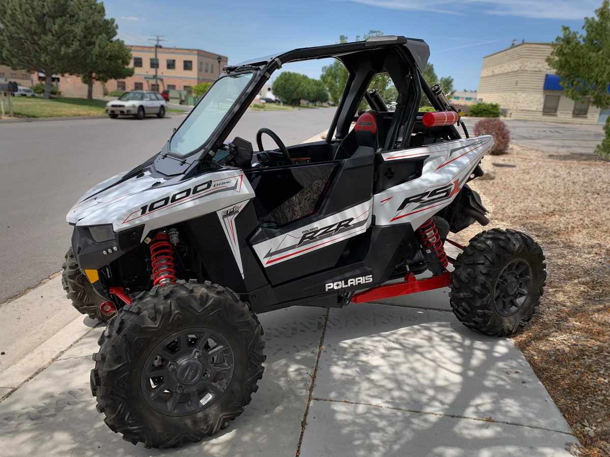 Photo of Polaris RS1 Glass Windshield with Vent and Wiper by UTVZILLA - Premium for UTVs / Side by Sides