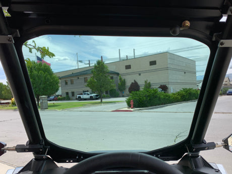 Photo of Polaris RS1 Glass Windshield with Vent and Wiper by UTVZILLA - Premium for UTVs / Side by Sides