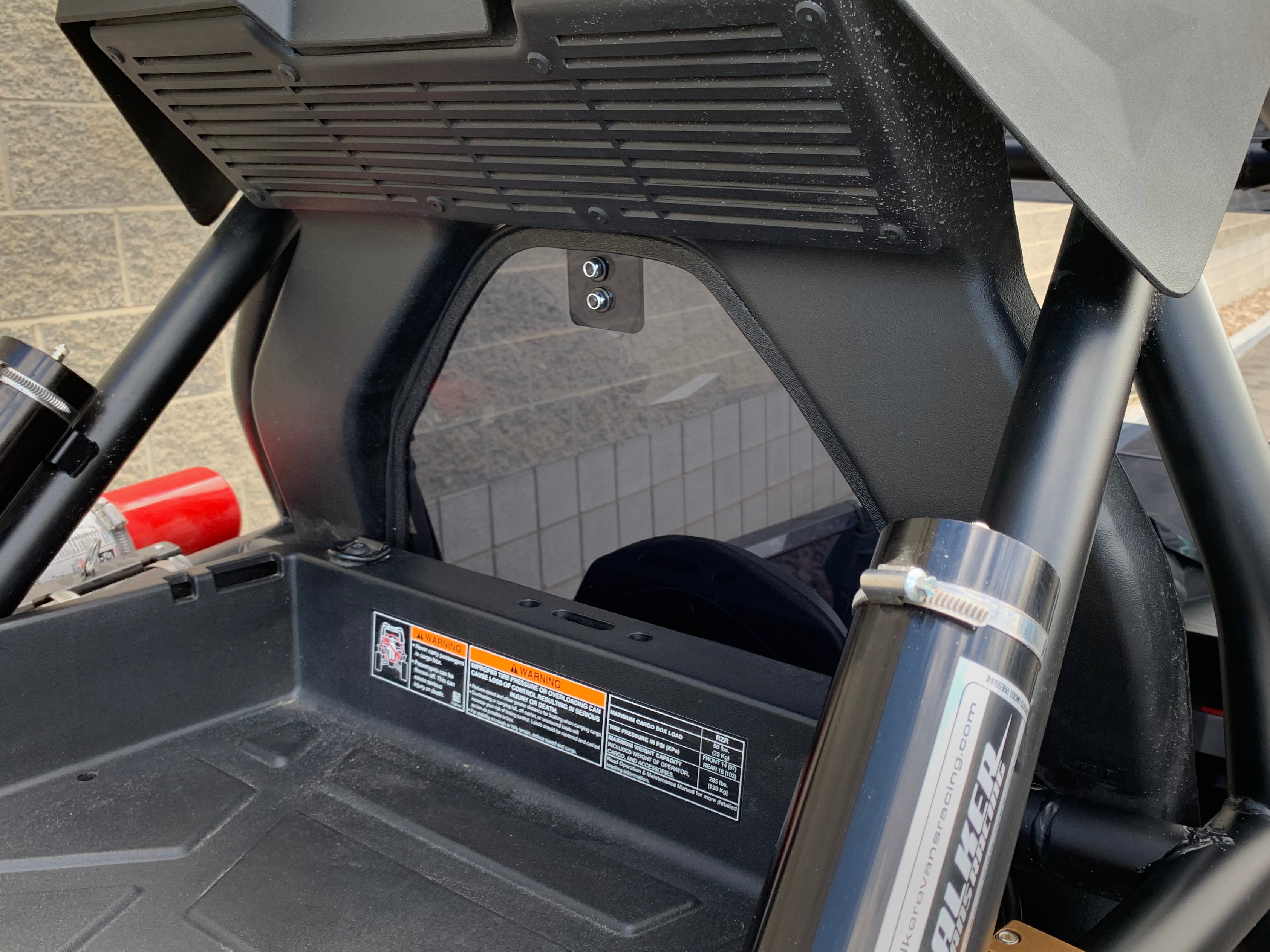 Photo of Polaris RS1 Tinted Rear Window, Windshield, Polycarbonate by UTVZILLA - Premium for UTVs / Side by Sides