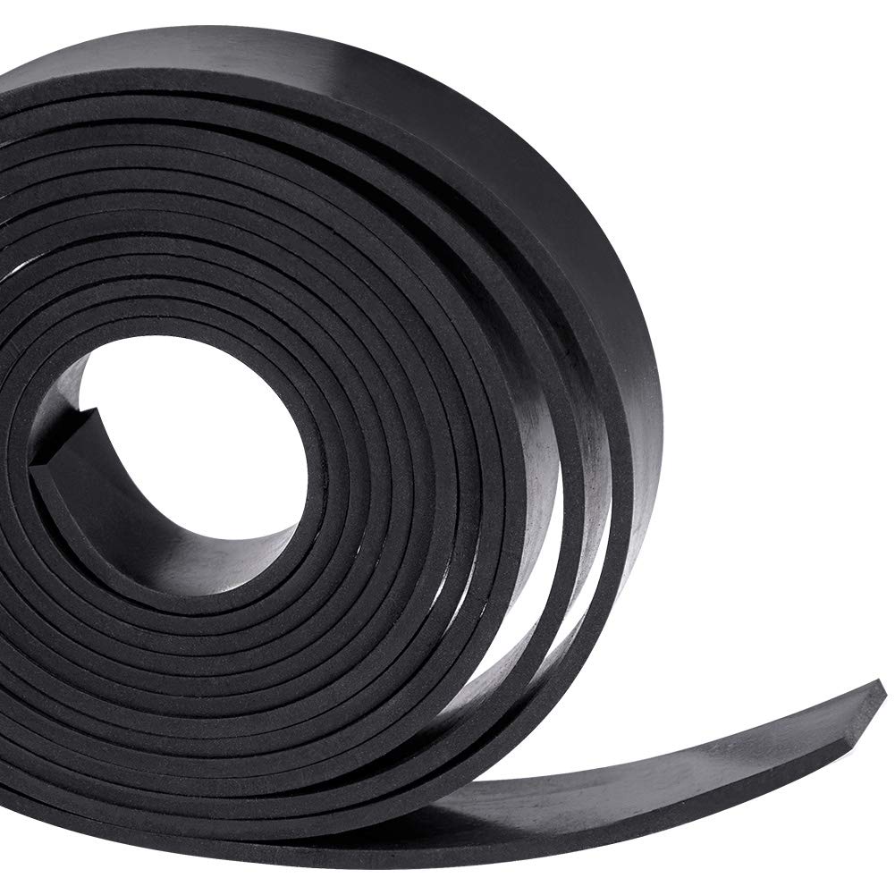 Neoprene Rubber Strip 1/16 " (.062) inch Thick X 1" Wide X 1’ Long