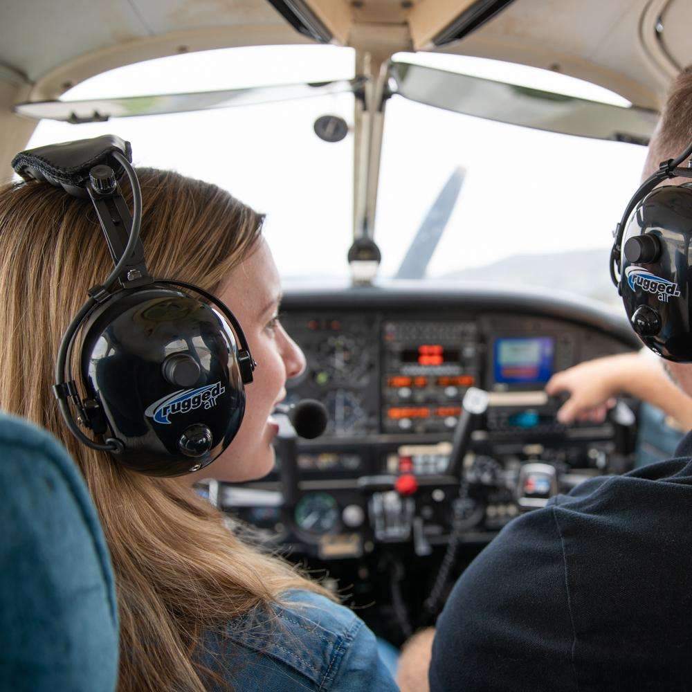 Photo of General Aviation Student Pilot Headset - Model RA200 - CLEARANCE by Rugged Radios - Premium for UTVs / Side by Sides