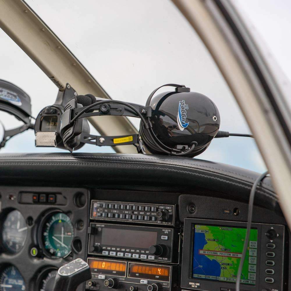Photo of General Aviation Student Pilot Headset - Model RA200 - CLEARANCE by Rugged Radios - Premium for UTVs / Side by Sides