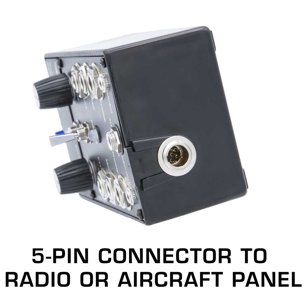Photo of Rugged Radios Rugged Air RRP2EX 2 Place Expandable General Aviation Pilot Intercom by Rugged Radios - Premium for UTVs / Side by Sides