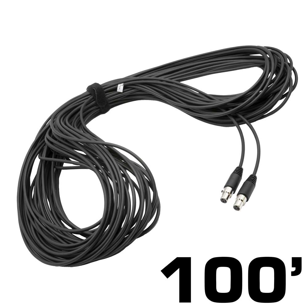 Photo of Rugged Radios 100 Ft 3-Pin to 3-Pin Straight Cord for H85 Linkable Headsets by Rugged Radios - Premium for UTVs / Side by Sides