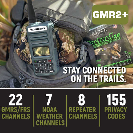 Photo of 2 Pack - Rugged GMR2 PLUS - GMRS and FRS Two Way Handheld Radios by Rugged Radios - Premium for UTVs / Side by Sides