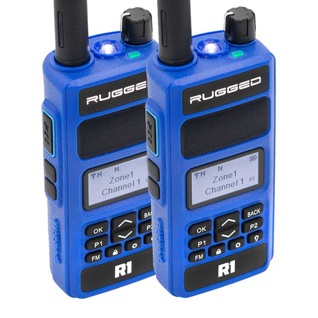 Photo of 2 PACK - Rugged R1 - Business Band Two Way Handheld Radio - Digital and Analog by Rugged Radios - Premium for UTVs / Side by Sides