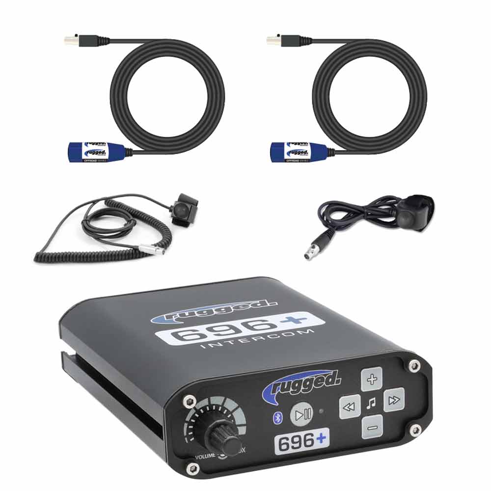 Photo of BUILDER KIT - 696 PLUS Intercom System with Bluetooth Music by Rugged Radios - Premium for UTVs / Side by Sides