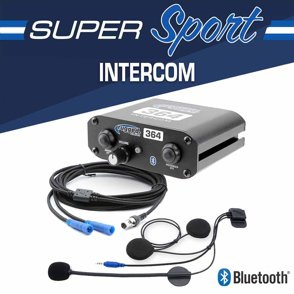 Photo of Rugged Radios - 2 Person - Super Sport 364 Communication Intercom System with Helmet Kits by Rugged Radios - Premium for UTVs / Side by Sides