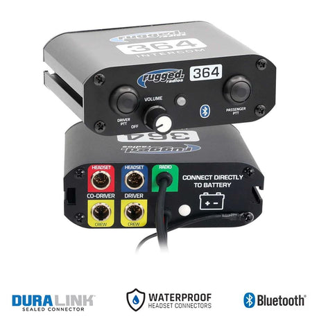 Photo of 2 Person - 364 Super Sport - Communication Intercom System with Helmet Kits by Rugged Radios - Premium for UTVs / Side by Sides