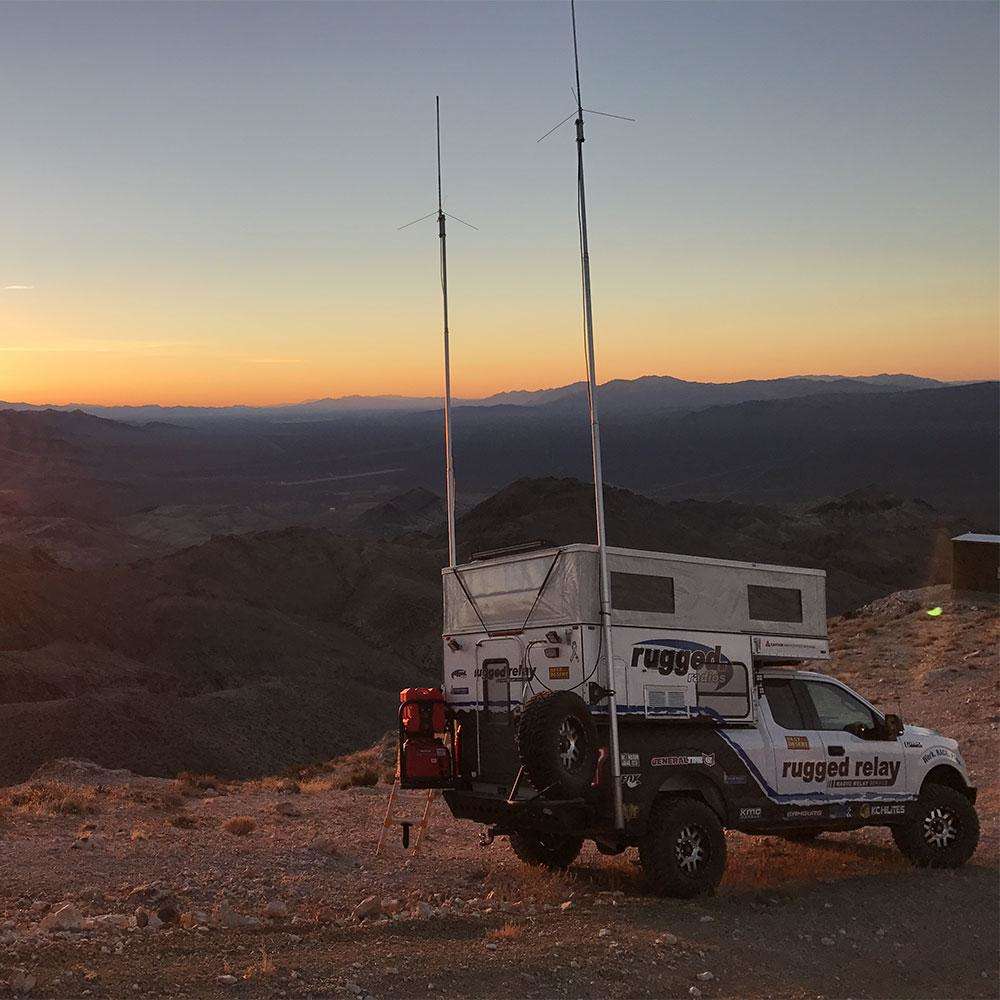 Photo of 20 Ft Telescoping Flag Pole for Base Camp and Base Station Antenna by Rugged Radios - Premium for UTVs / Side by Sides