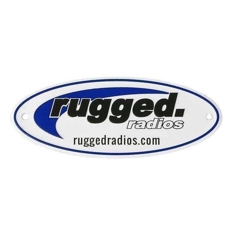Photo of 3" Metal Rugged Radios Embossed Badge by Rugged Radios - Premium for UTVs / Side by Sides