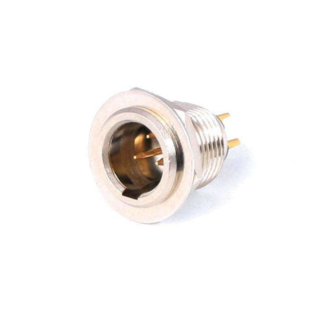 Photo of 3-Pin Panel Mount Mini XLR Connector TB3M by Rugged Radios - Premium for UTVs / Side by Sides