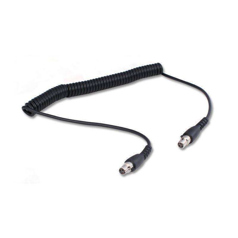 Photo of 3-Pin to 3-Pin TA3FL Coil Cord for H80 Dual Talk Headsets by Rugged Radios - Premium for UTVs / Side by Sides