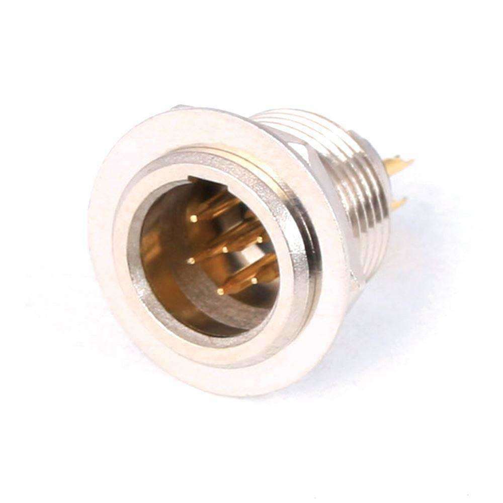 Photo of 6-Pin Panel Mount Mini XLR Connector TB6M by Rugged Radios - Premium for UTVs / Side by Sides