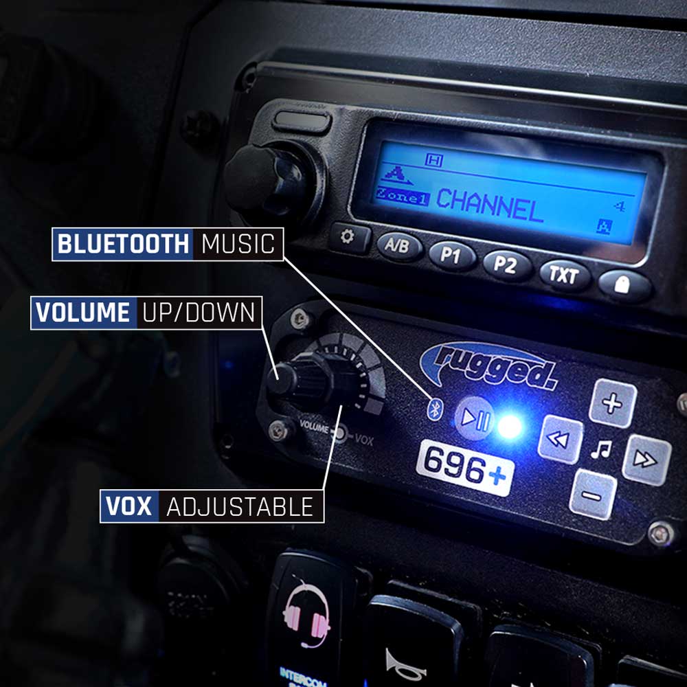 Photo of Rugged Radios Trade Up to 696 PLUS Bluetooth Intercom by Rugged Radios - Premium for UTVs / Side by Sides