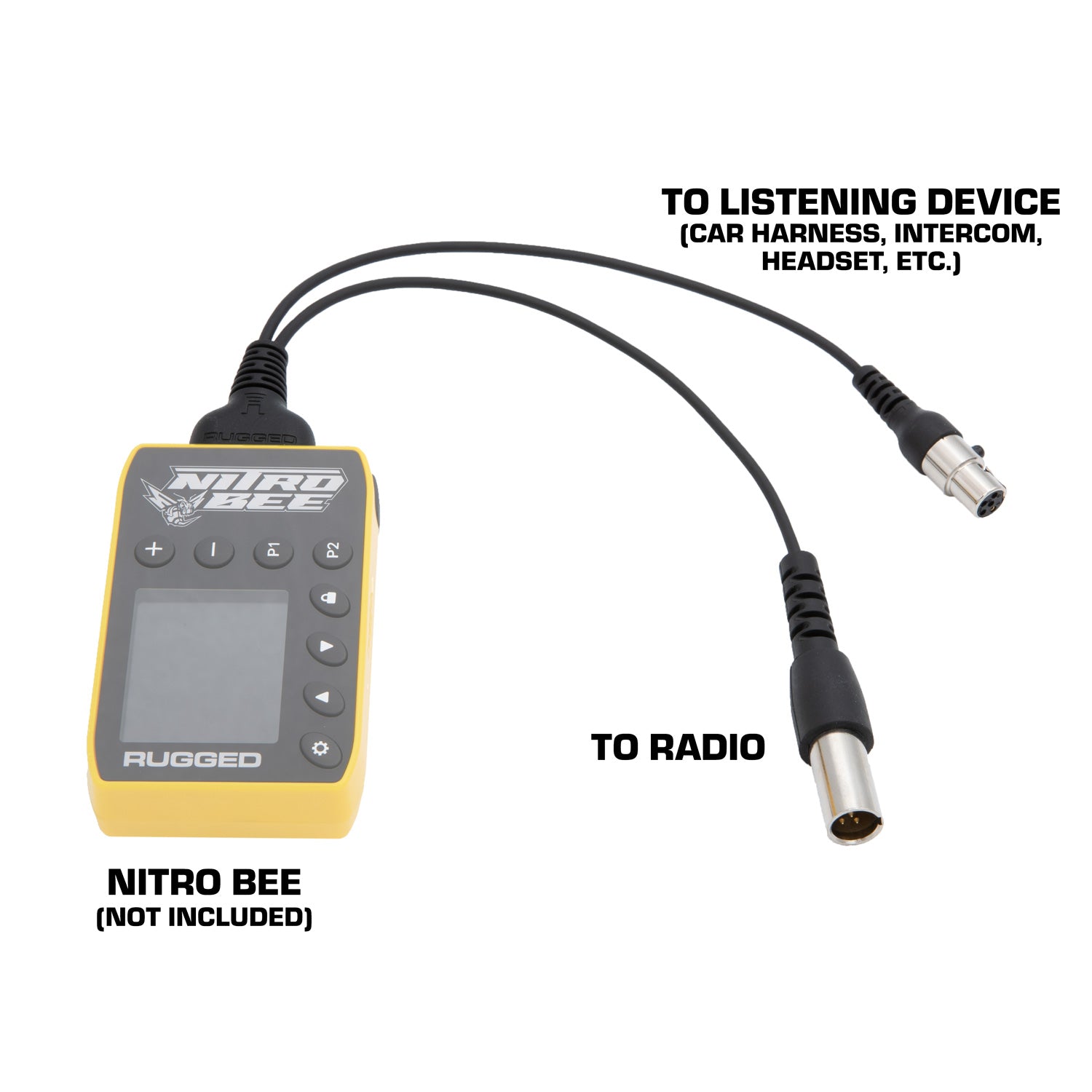 Photo of Rugged Radios Nitro Bee Xtreme Car Harness Adapter by Rugged Radios - Premium for UTVs / Side by Sides
