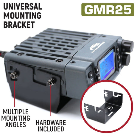 Photo of Radio Kit Plus - GMR25 Waterproof GMRS Mobile Radio Kit with External Speaker by Rugged Radios - Premium for UTVs / Side by Sides