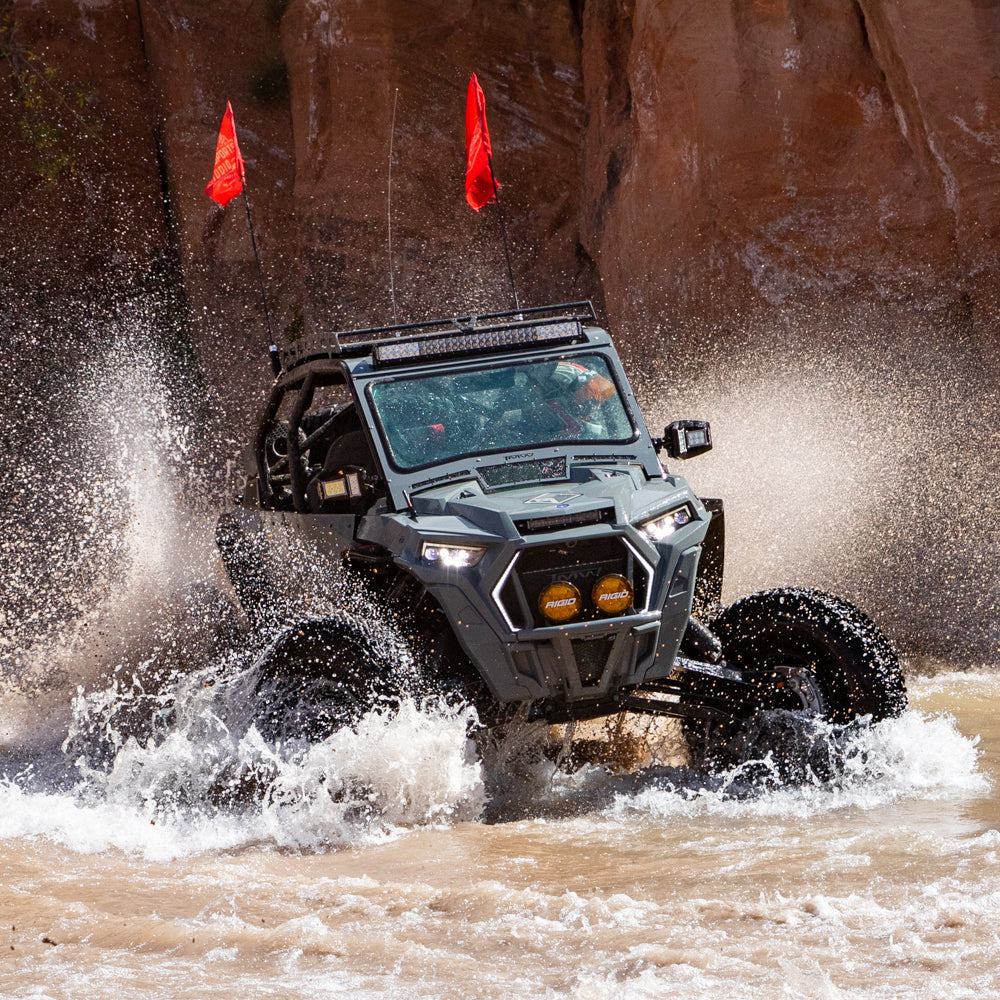Photo of Radio Kit Plus - M1 RACE SERIES - High Power Waterproof Business Band Mobile Radio Kit with External Speaker by Rugged Radios - Premium for UTVs / Side by Sides