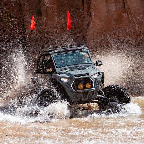 Photo of Radio Kit Plus - M1 RACE SERIES - High Power Waterproof Business Band Mobile Radio Kit with External Speaker by Rugged Radios - Premium for UTVs / Side by Sides
