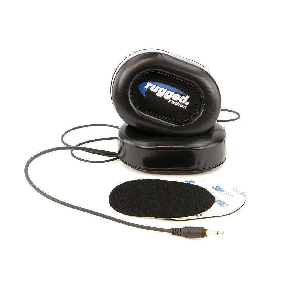 Photo of Alpha Audio Speaker Pods - Velcro Mounting and Gel Ear Pods - Stereo & Mono 3.5mm by Rugged Radios - Premium for UTVs / Side by Sides