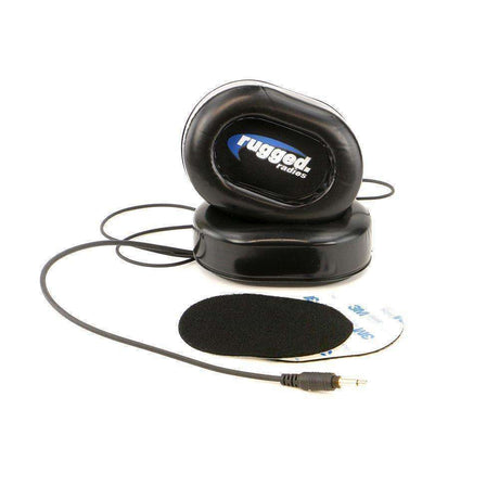 Photo of Alpha Audio Speaker Pods - Velcro Mounting and Gel Ear Pods - Stereo & Mono 3.5mm by Rugged Radios - Premium for UTVs / Side by Sides
