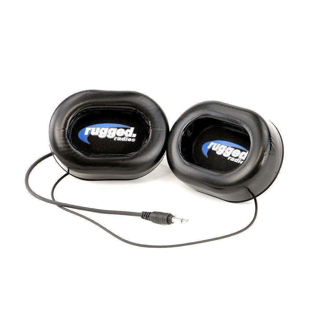 Photo of Alpha Audio Speaker Pods - Velcro Mounting and Gel Ear Pods - Stereo & Mono 3.5mm by Rugged Radios - Premium for UTVs / Side by Sides
