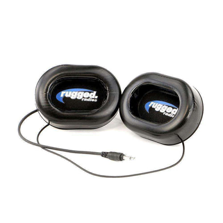Photo of Alpha Audio Speaker Pods - Velcro Mounting and Gel Ear Pods - Stereo & Mono 3.5mm by Rugged Radios - Premium for UTVs / Side by Sides