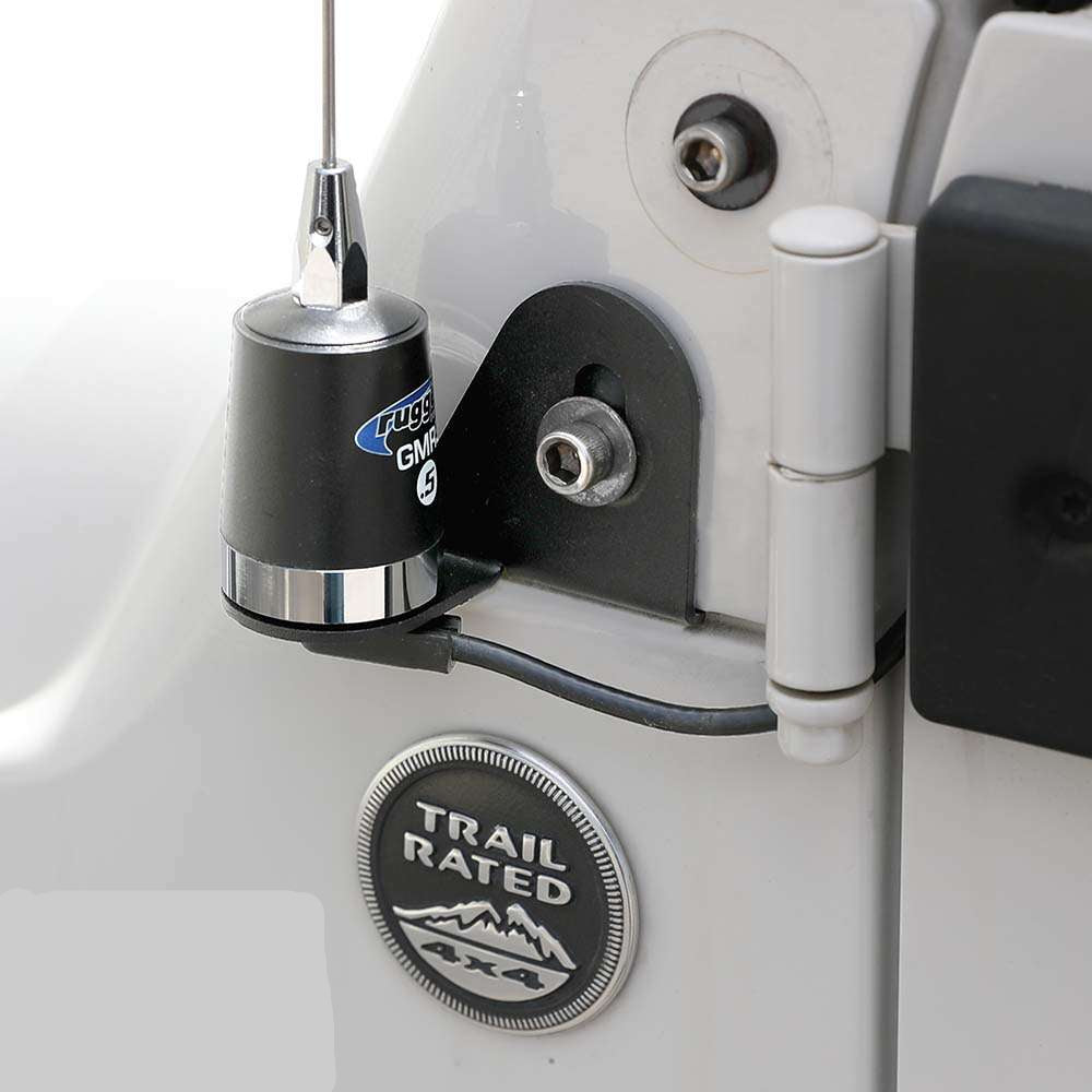 Photo of Antenna Mount for Jeep Wrangler TJ, LJ, JK, JL and Gladiator JT by Rugged Radios - Premium for UTVs / Side by Sides
