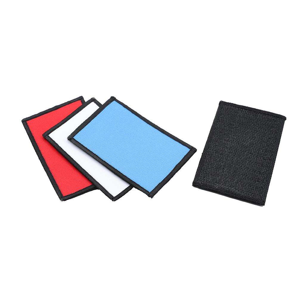 Photo of Blank Morale Patch Kit: White, Blue, Red & Pink Patches by Rugged Radios - Premium for UTVs / Side by Sides