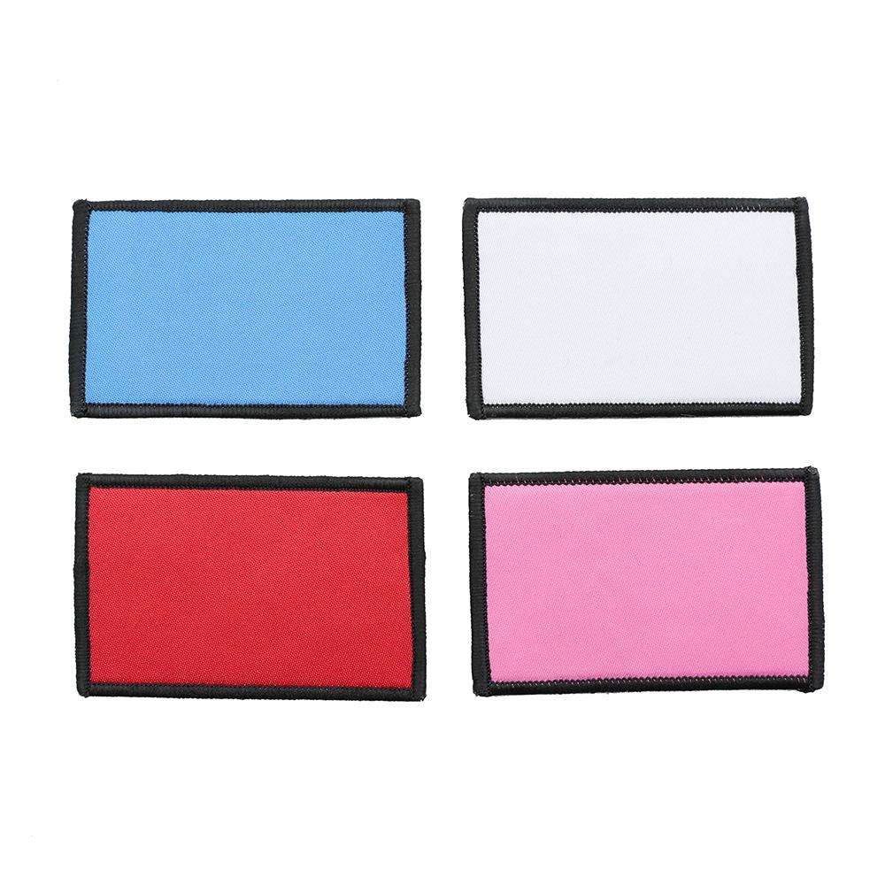 Photo of Blank Morale Patch Kit: White, Blue, Red & Pink Patches by Rugged Radios - Premium for UTVs / Side by Sides