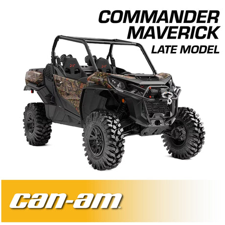 Photo of Can-Am Commander and Late Model Maverick Complete Communication Kit with Bluetooth Intercom and 2-Way Radio - Glove Box Mount by Rugged Radios - Premium for UTVs / Side by Sides