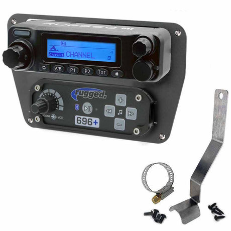 Photo of Can-Am Commander and Maverick Complete Communication Kit with Bluetooth Intercom and 2-Way Radio - Dash Mount by Rugged Radios - Premium for UTVs / Side by Sides