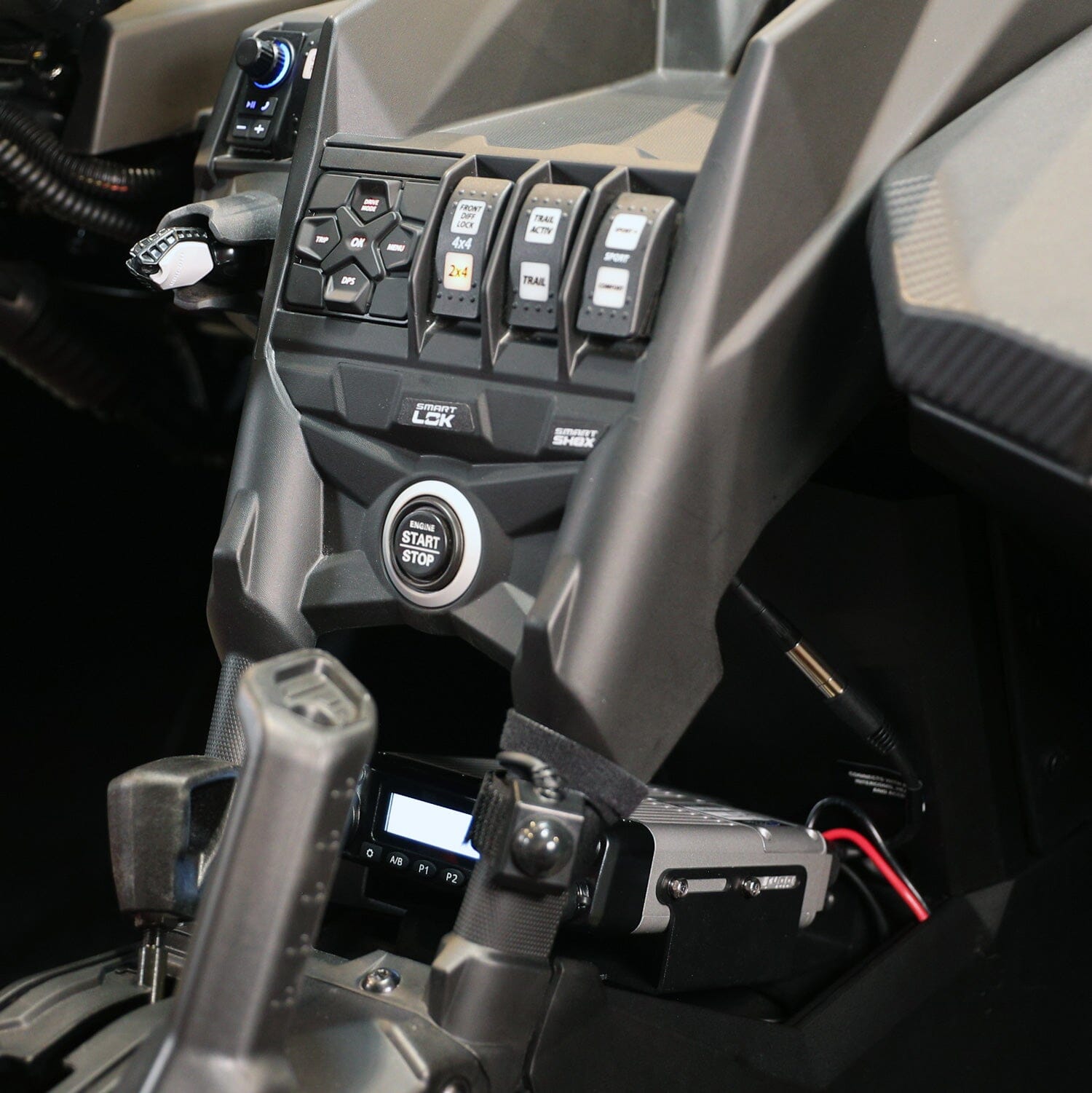 Photo of Can-Am Maverick X3 Remote Head Mount Kit by Rugged Radios - Premium for UTVs / Side by Sides