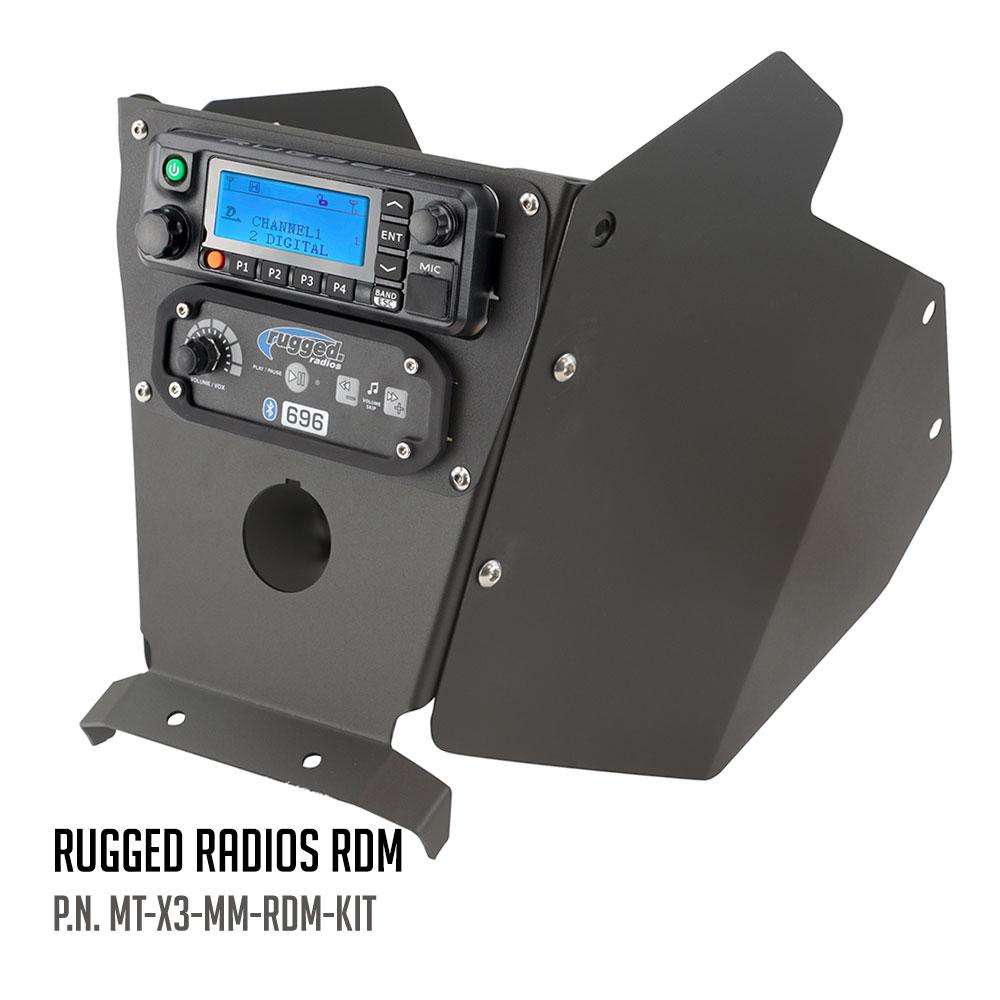 Photo of Can-Am X3 Mounting Kit with Multi Mount and Side Panels by Rugged Radios - Premium for UTVs / Side by Sides