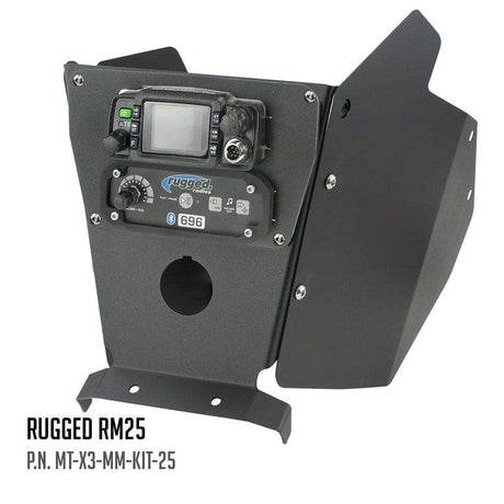 Photo of Can-Am X3 Mounting Kit with Multi Mount and Side Panels by Rugged Radios - Premium for UTVs / Side by Sides