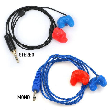 Photo of Challenger Semi-Custom Molded Ear Bud Speakers with 1/8" Plug by Rugged Radios - Premium for UTVs / Side by Sides