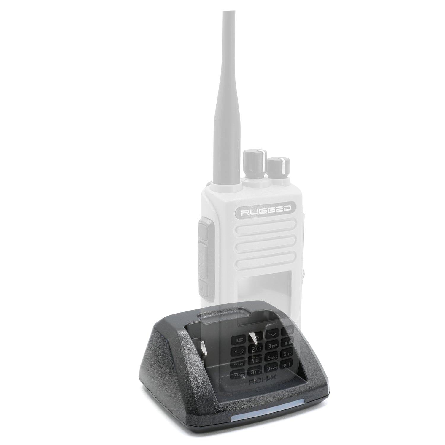Photo of Charging Cradle Base for RDH-X Handheld Radio by Rugged Radios - Premium for UTVs / Side by Sides