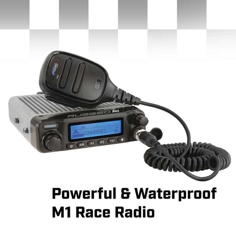Photo of COMPLETE RACE KIT - Rugged RACE SERIES Communication Kit with M1 Radio and 6100 Intercom by Rugged Radios - Premium for UTVs / Side by Sides