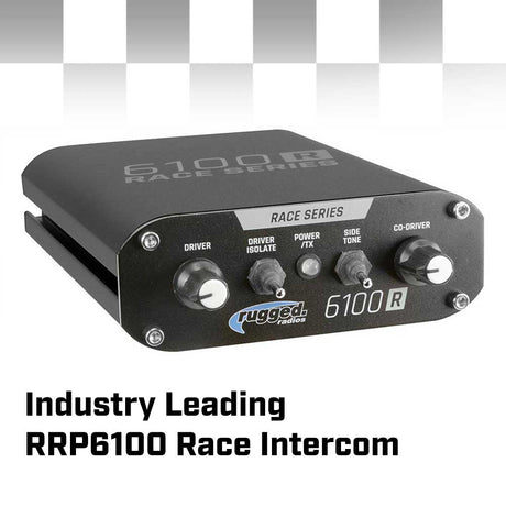 Photo of COMPLETE RACE KIT - Rugged RACE SERIES Communication Kit with M1 Radio and 6100 Intercom by Rugged Radios - Premium for UTVs / Side by Sides
