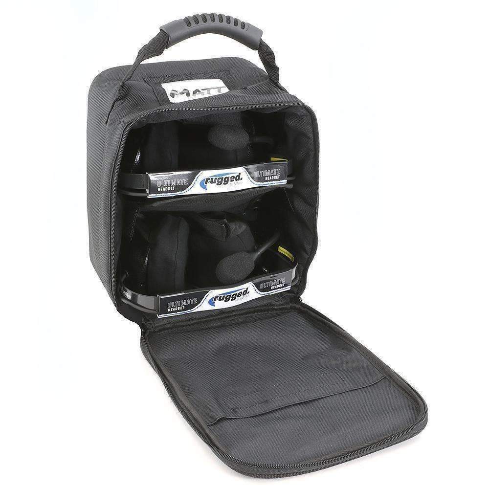 Photo of Dual Headset or Medium Storage Bag with Handle by Rugged Radios - Premium for UTVs / Side by Sides