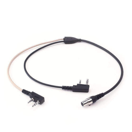 Photo of DUAL RADIO Splitter - Connect 2 Radios with 1 Listen Only and 1 Transmit and Receive by Rugged Radios - Premium for UTVs / Side by Sides