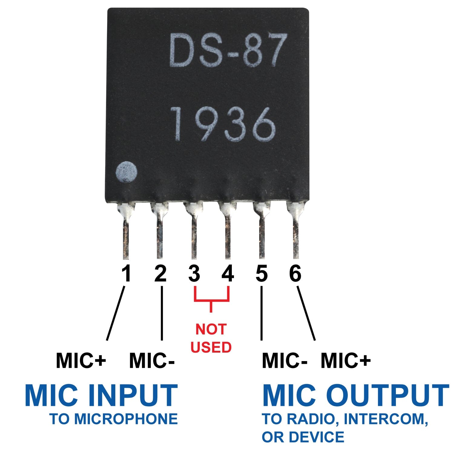 Photo of Dynamic Microphone Preamplifier by Rugged Radios - Premium for UTVs / Side by Sides