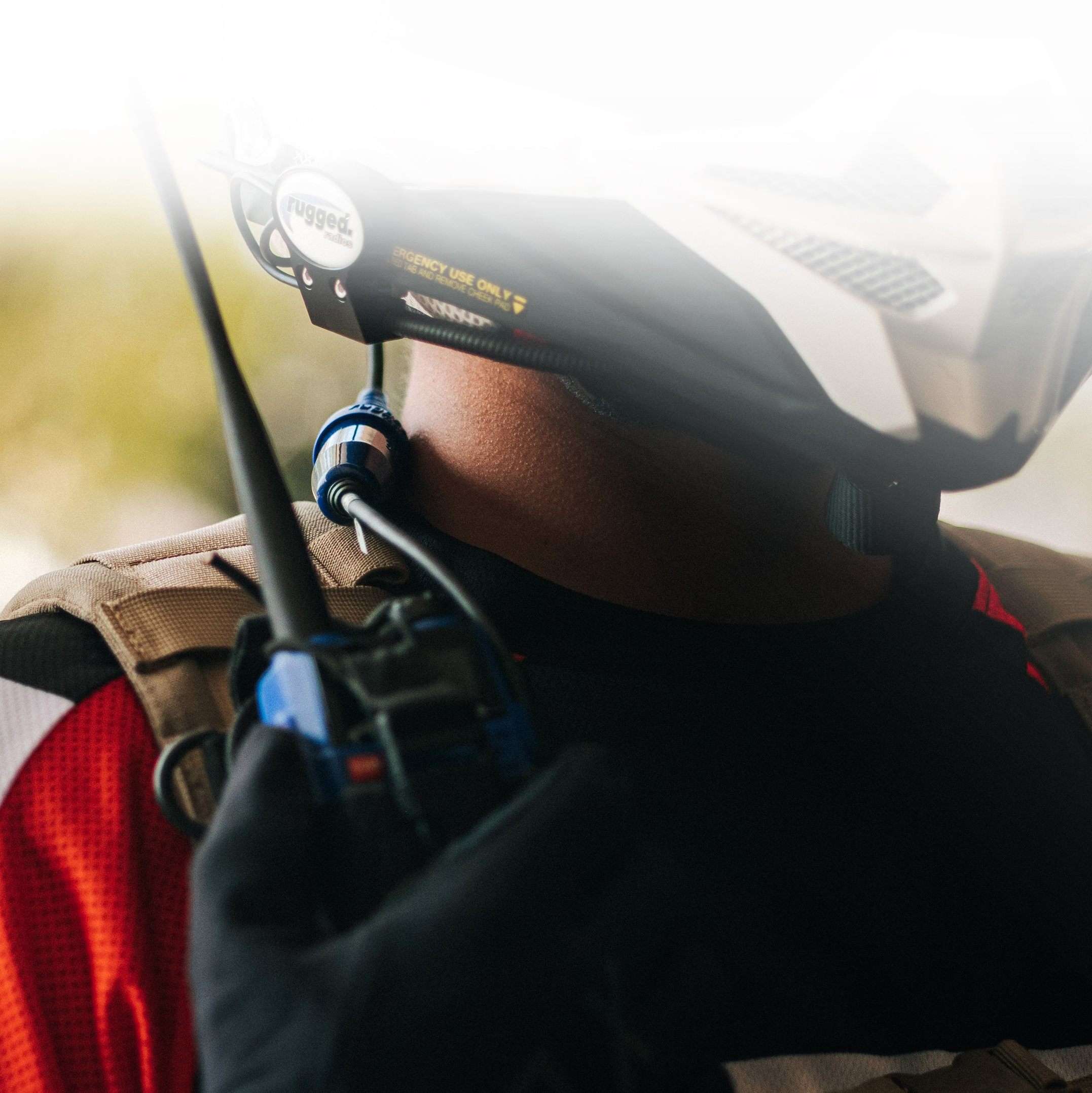 Photo of ENDURO Moto Kit - Includes Helmet Kit and Compact Harness Cable by Rugged Radios - Premium for UTVs / Side by Sides