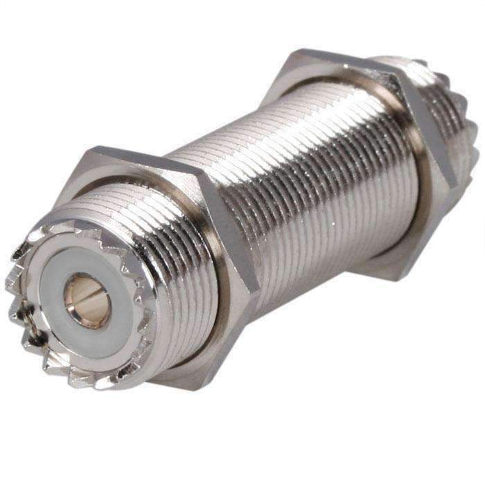 Photo of Female to Female UHF Bulkhead Connector by Rugged Radios - Premium for UTVs / Side by Sides