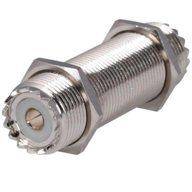 Photo of Female to Female UHF Bulkhead Connector by Rugged Radios - Premium for UTVs / Side by Sides