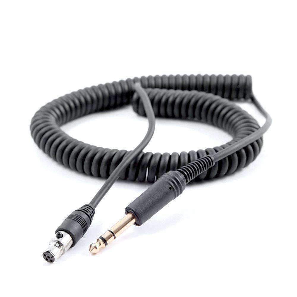 Photo of Fire Truck Intercom Headset Coil Cord for 1/4" Style Jacks by Rugged Radios - Premium for UTVs / Side by Sides