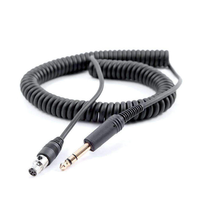 Photo of Fire Truck Intercom Headset Coil Cord for 1/4" Style Jacks by Rugged Radios - Premium for UTVs / Side by Sides