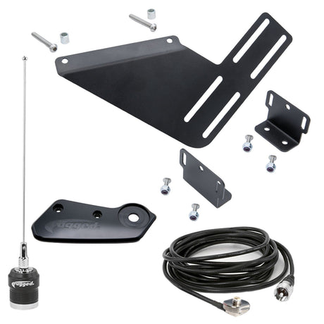 Photo of Ford Bronco Two-Way GMRS Mobile Radio Kit by Rugged Radios - Premium for UTVs / Side by Sides