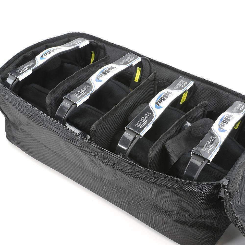 Photo of Four Headset or Large Storage Bag with Handle by Rugged Radios - Premium for UTVs / Side by Sides