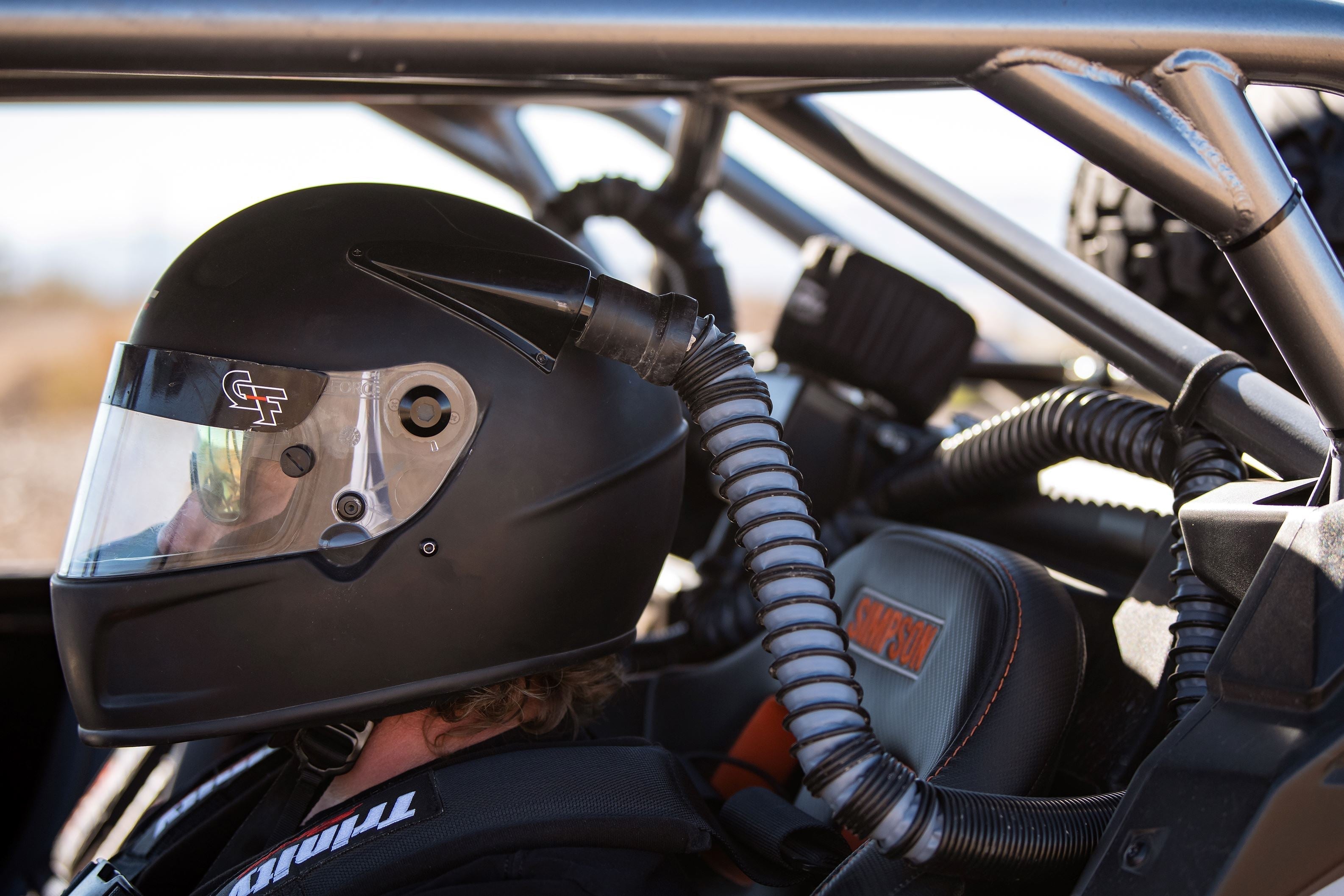 Photo of Hose for Helmet Air Pumper System - Expandable - CLEARANCE by Rugged Radios - Premium for UTVs / Side by Sides